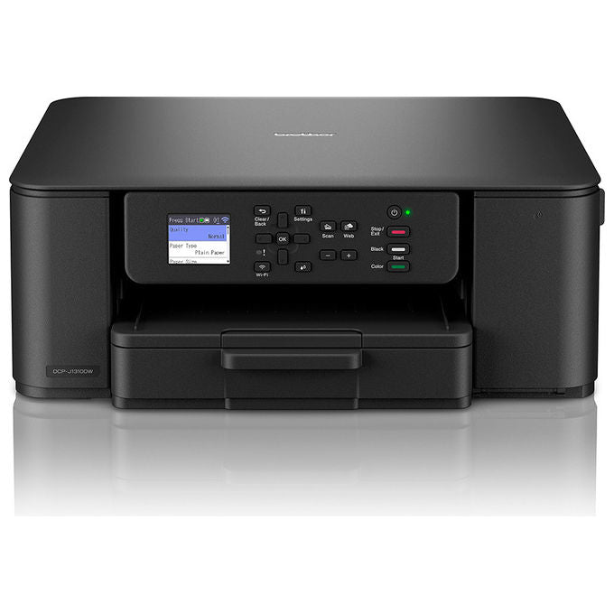 Brother DCP-J1310DW Multifunzione Inkjet A4 3 in 1 Wi-Fi USB Duplex 16 ppm 1200x6000 DPI Cassetto 150 fogli colore Nero