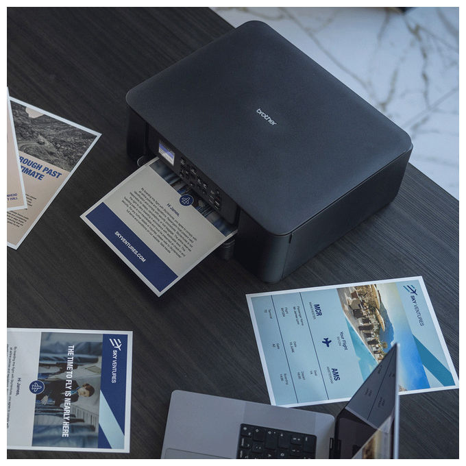 Brother DCP-J1310DW Multifunzione Inkjet A4 3 in 1 Wi-Fi USB Duplex 16 ppm 1200x6000 DPI Cassetto 150 fogli colore Nero