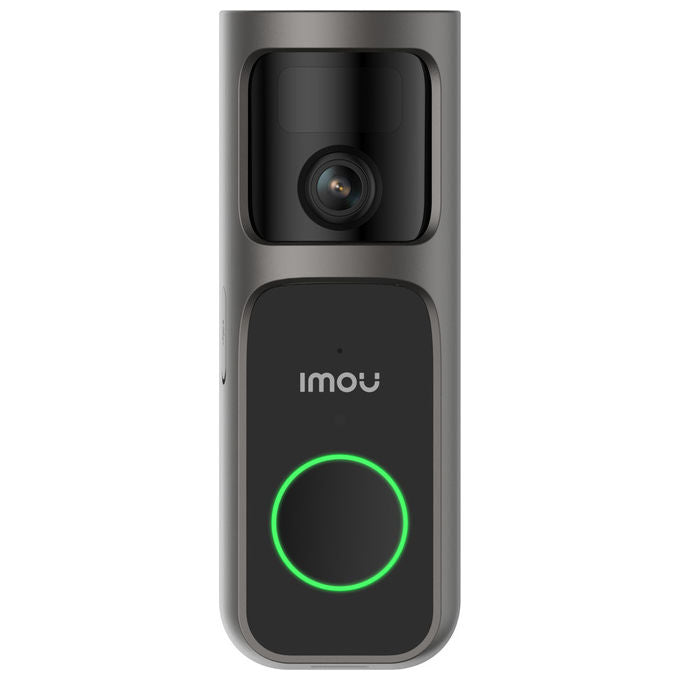 Imou DB-3EP-4M0W-DS3 Doorbell 3S Videocitofono Smart 4MP Fisheye 360° AI Batteria 5000mAh Wi-Fi con Cicalino colore Nero