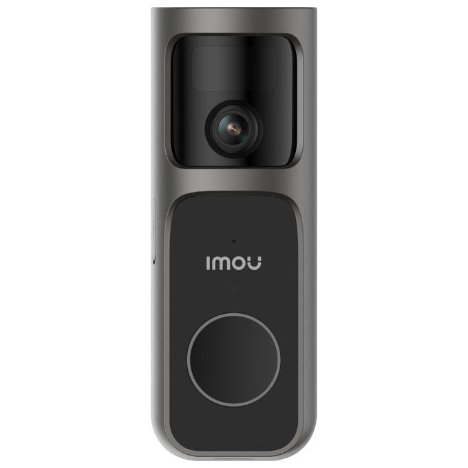 Imou DB-3EP-4M0W-DS3 Doorbell 3S Videocitofono Smart 4MP Fisheye 360° AI Batteria 5000mAh Wi-Fi con Cicalino colore Nero