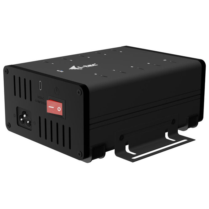 I-tec CACHRGHUB10C Hub USB-C USB-A 10 Porte Ricarica 15W per Porta 5 Gbps Adattatore Integrato 180W colore Nero