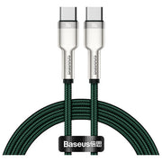 Baseus CATJK-D06 Cafule Series Metal Cavo USB-C USB-C USB 2.0 100W 2 m colore Verde