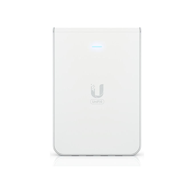 Ubiquiti U6-IW UniFi 6 In-Wall Access Point Wi-Fi 6 Dual Band 4800 Mbit-s PoE colore Bianco