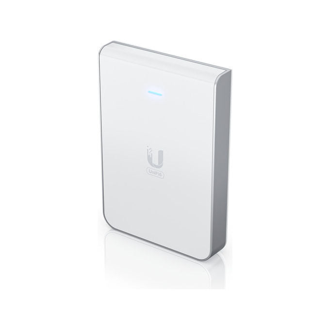 Ubiquiti U6-IW UniFi 6 In-Wall Access Point Wi-Fi 6 Dual Band 4800 Mbit-s PoE colore Bianco