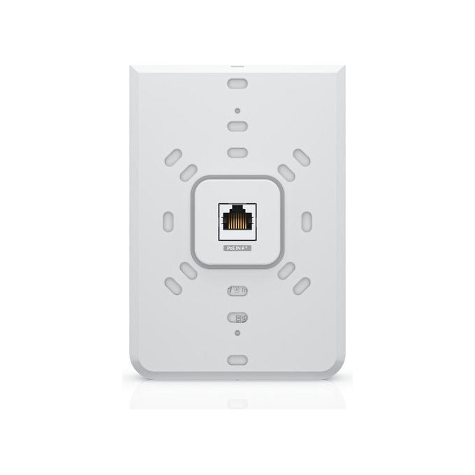Ubiquiti U6-IW UniFi 6 In-Wall Access Point Wi-Fi 6 Dual Band 4800 Mbit-s PoE colore Bianco