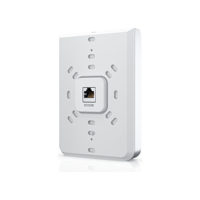 Ubiquiti U6-IW UniFi 6 In-Wall Access Point Wi-Fi 6 Dual Band 4800 Mbit-s PoE colore Bianco