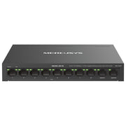 Mercusys MS110CP Switch di Rete 10 Porte 8x PoE+ 10-100 Mbps 2x Gigabit Budget PoE 65W colore Grigio