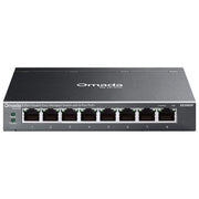 TP-Link ES208GP Omada Switch Gestito L2 8 Porte Gigabit PoE+ 64W 16 Gbps DIN Rail colore Nero
