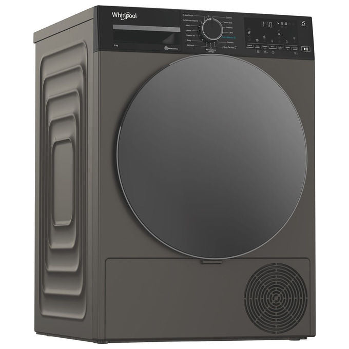 Whirlpool C WD 96M GBS IT Asciugatrice Pompa di Calore 9 Kg Classe A Wi-Fi 6° Senso 15 Programmi (85x60x67 cm) colore Manhattan Grey