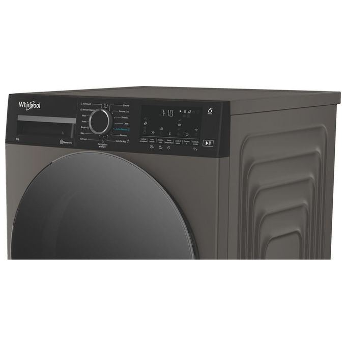 Whirlpool C WD 96M GBS IT Asciugatrice Pompa di Calore 9 Kg Classe A Wi-Fi 6° Senso 15 Programmi (85x60x67 cm) colore Manhattan Grey