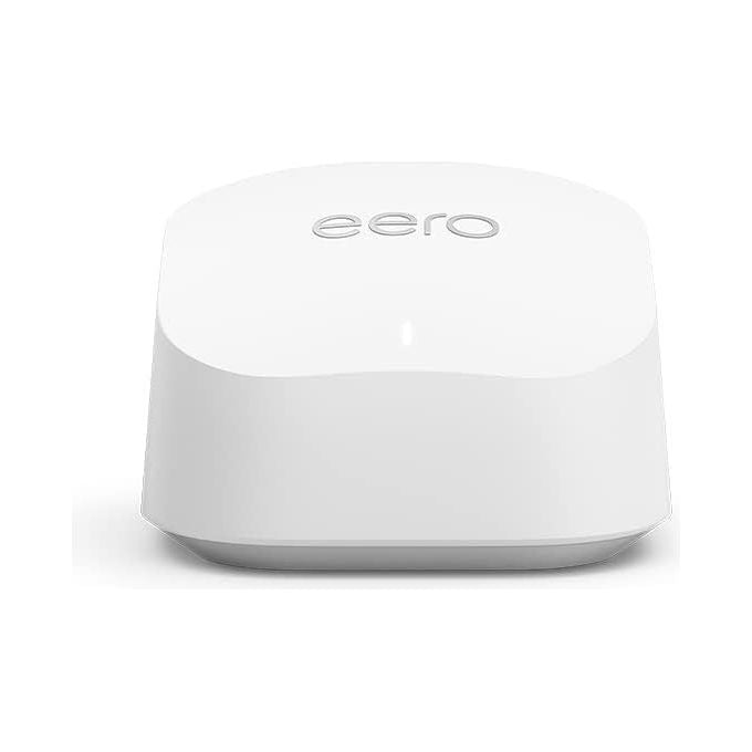Amazon eero R011113 6+ Router Wi-Fi 6 Dual Band 1 Gbps Gigabit Ethernet Hub Zigbee Alexa
