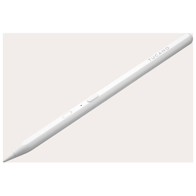 Tucano MA-STY3-W Pencil 3 Penna Stilo Capacitiva Attiva per iPad Palm Rejection USB-C 50h colore Bianco
