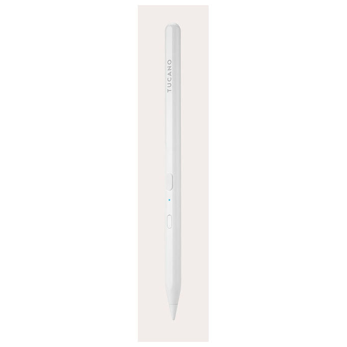 Tucano MA-STY3-W Pencil 3 Penna Stilo Capacitiva Attiva per iPad Palm Rejection USB-C 50h colore Bianco