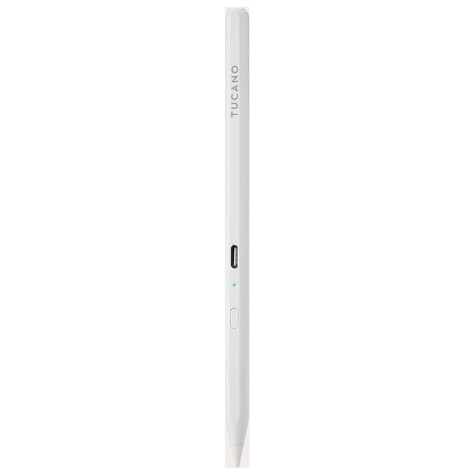 Tucano MA-STY3-W Pencil 3 Penna Stilo Capacitiva Attiva per iPad Palm Rejection USB-C 50h colore Bianco