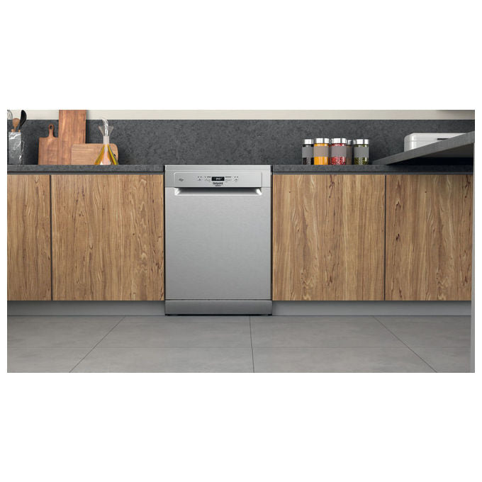 Hotpoint HA6FA14BN7A0X Lavastoviglie Libera Installazione 14 coperti Classe A 3DZoneWash ActiveDry 41 dB (85x60x59 cm) colore Inox