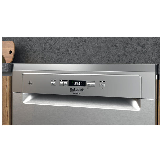 Hotpoint HA6FA14BN7A0X Lavastoviglie Libera Installazione 14 coperti Classe A 3DZoneWash ActiveDry 41 dB (85x60x59 cm) colore Inox