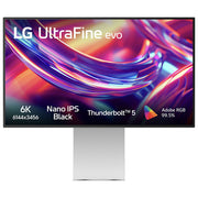 LG 32U990A UltraFine EVO Monitor PC 32'' 6K Nano IPS Black Thunderbolt 5 HDR600 Adobe RGB 99,5% DCI-P3 98% colore Grigio