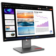 Lenovo 64B2GAT1EU ThinkVision P24Q-40 Monitor PC 23.8'' QHD IPS 2560x1440 120Hz HDR10 Hub USB colore Nero