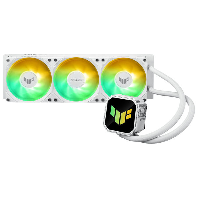 Asus 90RC0192-B0EAY0 TUF Gaming LC III Raffreddatore Liquido AIO 360mm ARGB 3 Ventole 37.4 dB Socket AM4 AM5 LGA1700 LGA1851 colore Bianco