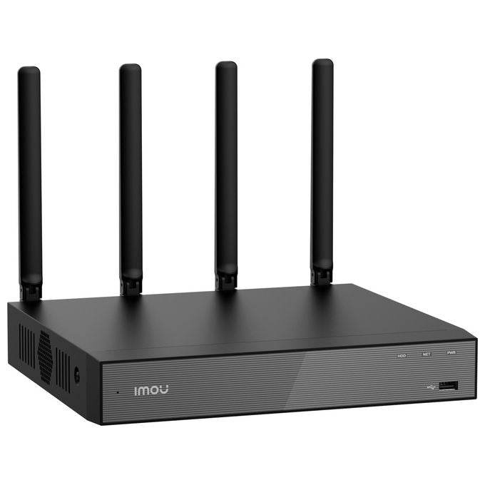 Imou N110W Videoregistratore di Rete NVR 10 Canali Wi-Fi 6 Dual-band Audio Bidirezionale 4K H.265 16 TB colore Nero