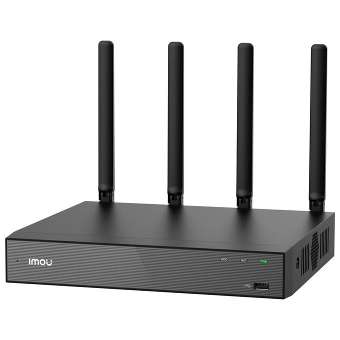 Imou N110W Videoregistratore di Rete NVR 10 Canali Wi-Fi 6 Dual-band Audio Bidirezionale 4K H.265 16 TB colore Nero