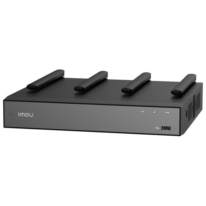 Imou N110W Videoregistratore di Rete NVR 10 Canali Wi-Fi 6 Dual-band Audio Bidirezionale 4K H.265 16 TB colore Nero