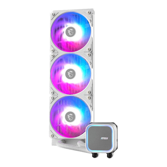 MSI MAG CORELIQUID A13 360 WHITE Raffreddatore a Liquido AIO 3 Ventole 12 cm RGB LGA1700 LGA1851 AM4 AM5 colore Bianco