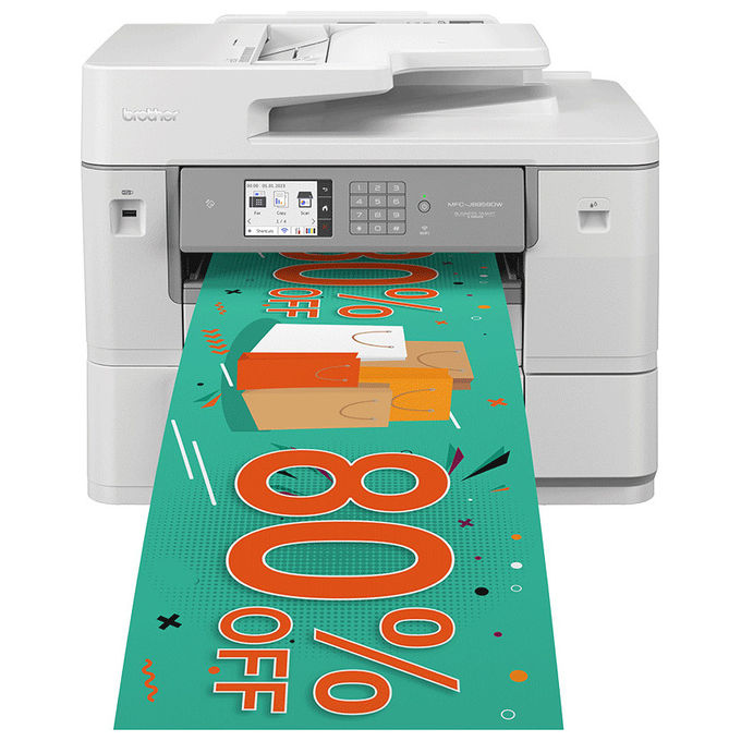 Brother MFC-J6959DW Stampante Multifunzione Inkjet A3 4 in 1 1200x4800 DPI 30 ppm Wi-Fi LAN NFC Duplex colore Grigio