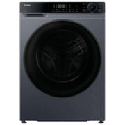 Haier HWD80BP14357GTIT X Series 5 Lavasciuga Slim 8-5 Kg 1400 rpm Classe A Wi-Fi AI PowerDrive Vapore (85x59,5x50,7 cm) colore Antracite