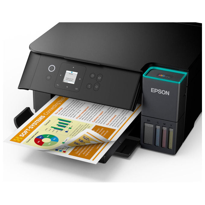 Epson C11CL41406 EcoTank ET-2951 Stampante Multifunzione Inkjet A4 Wi-Fi Fronte Retro 4800x1200 DPI colore Nero