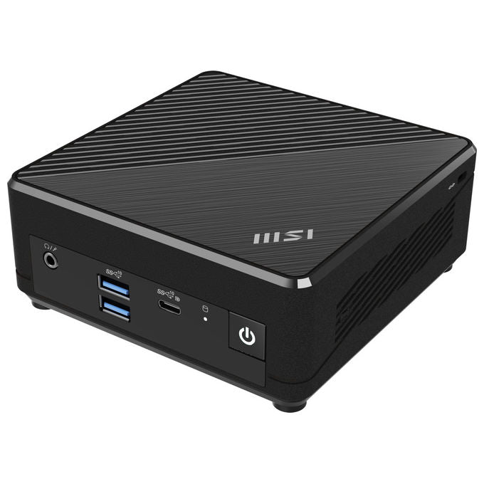 MSI CUBI N ADL S-098EU Mini PC Intel N200 4GB DDR4 SSD 128GB NVMe Wi-Fi Windows 11 Pro colore Nero