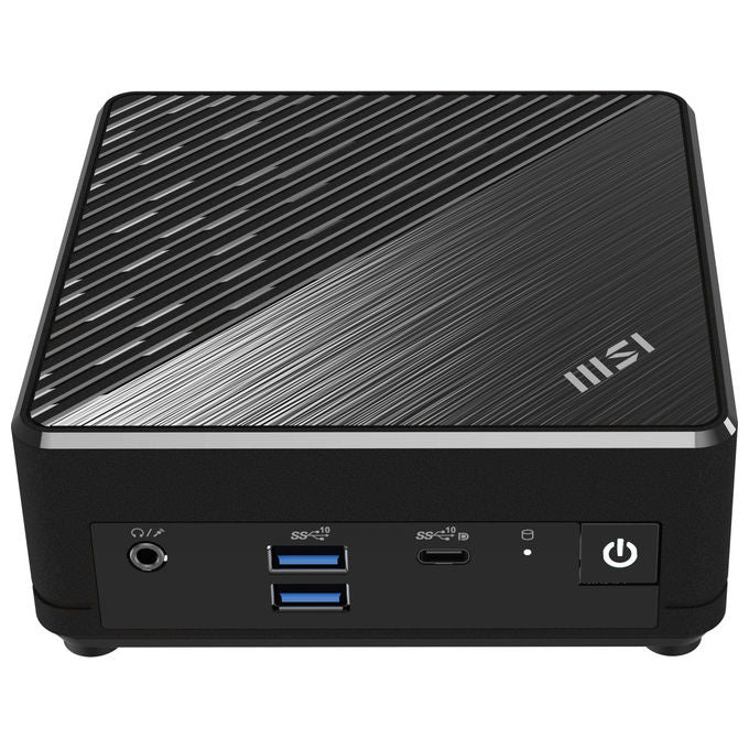 MSI CUBI N ADL S-098EU Mini PC Intel N200 4GB DDR4 SSD 128GB NVMe Wi-Fi Windows 11 Pro colore Nero