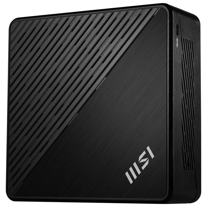 MSI CUBI N ADL S-098EU Mini PC Intel N200 4GB DDR4 SSD 128GB NVMe Wi-Fi Windows 11 Pro colore Nero