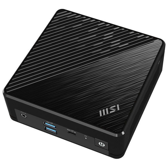 MSI CUBI N ADL S-098EU Mini PC Intel N200 4GB DDR4 SSD 128GB NVMe Wi-Fi Windows 11 Pro colore Nero