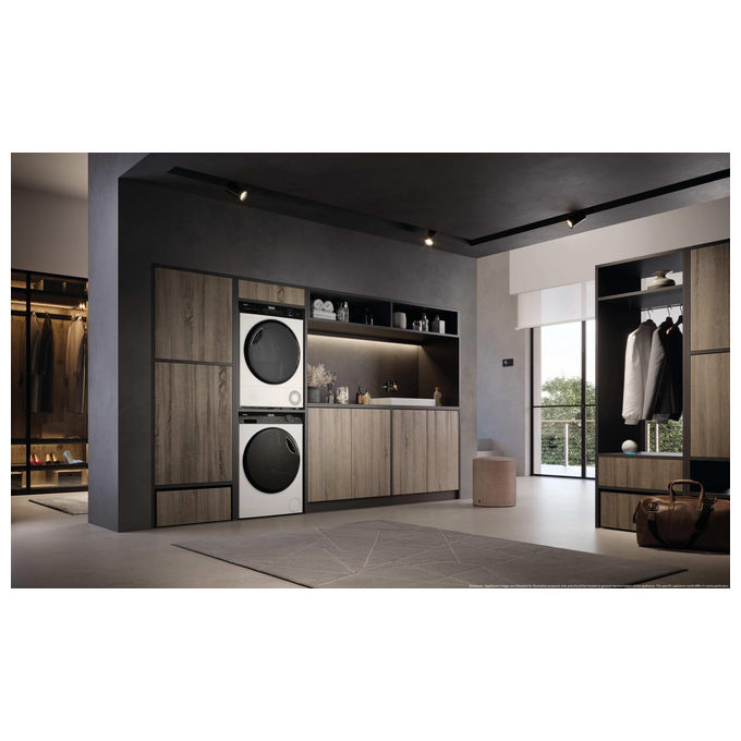 Haier HD110-D959E-IT I-Pro Series 5 Asciugatrice Pompa di Calore 11 Kg Classe D Inverter Wi-Fi Hygienic (85x60x62 cm) colore Bianco