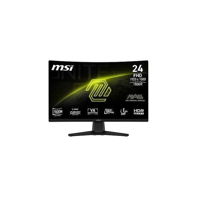 MSI MAG 242C Monitor Curvo Gaming 23.6'' Full HD VA 180Hz 1ms HDR colore Nero