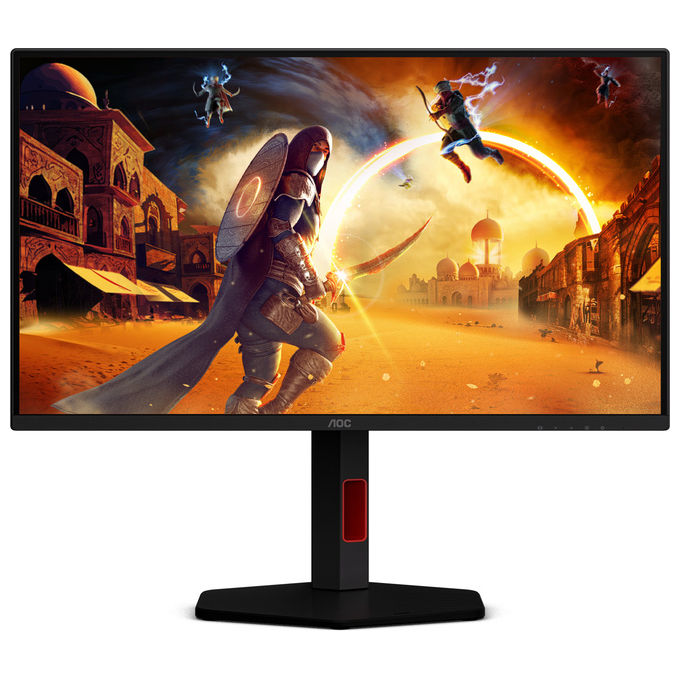 AOC 25G4KUR G4 Monitor Gaming 24.5'' Full HD Fast IPS 420Hz HDR400 G-Sync Hub USB colore Nero Rosso