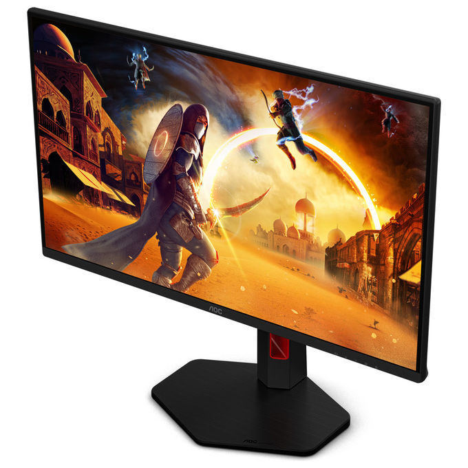 AOC 25G4KUR G4 Monitor Gaming 24.5'' Full HD Fast IPS 420Hz HDR400 G-Sync Hub USB colore Nero Rosso