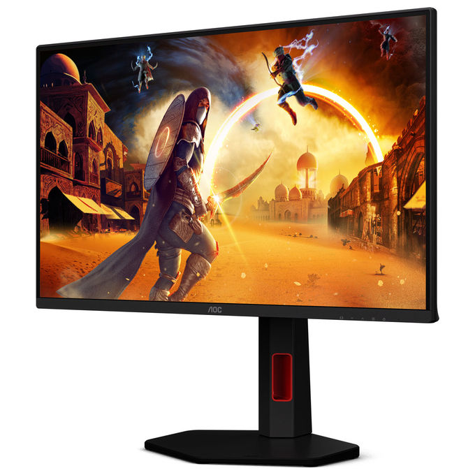 AOC 25G4KUR G4 Monitor Gaming 24.5'' Full HD Fast IPS 420Hz HDR400 G-Sync Hub USB colore Nero Rosso