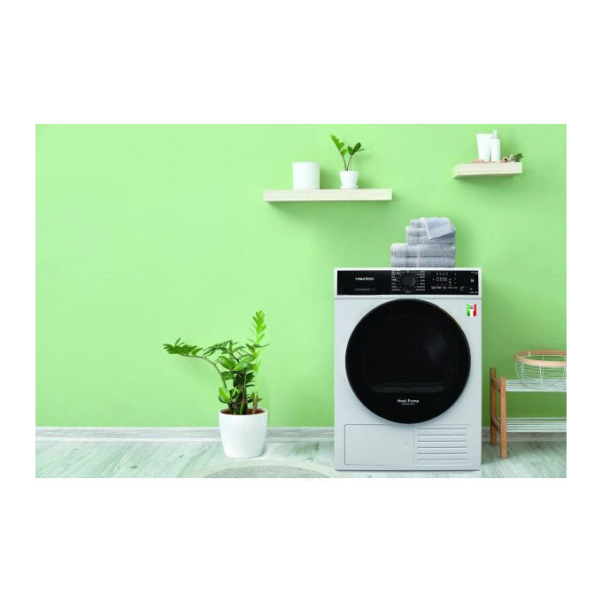 SanGiorgio SDR9-T Asciugatrice Pompa di Calore 9 Kg Classe C Inverter R290 15 Programmi (84.4x59.6x63 cm) colore Bianco