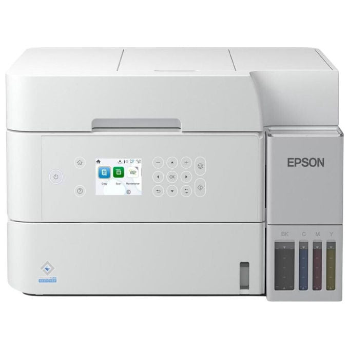 Epson ET-3956 EcoTank Stampante Multifunzione Inkjet A4 Fronte Retro Automatico Wi-Fi Ethernet ADF 30 fogli colore Bianco