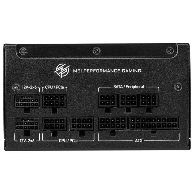 MSI MPG A1250GS PCIE5 Alimentatore PC ATX 1250W 80 PLUS Gold Full Modulare Semi-passivo ATX 3.1 colore Nero
