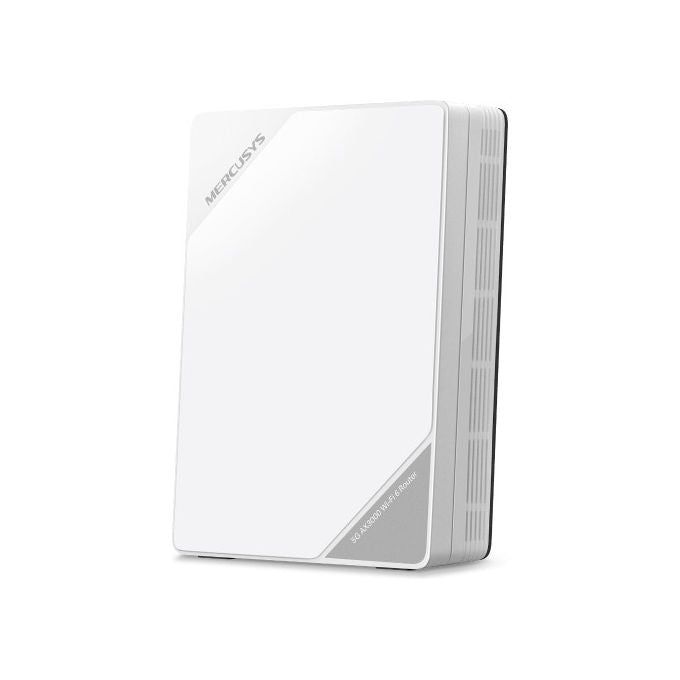 Mercusys MB520-5G Router Wireless 5G Wi-Fi 6 AX3000 Dual Band 2.4 GHz 5 GHz Slot NanoSIM Porta WAN LAN 2.5 Gbps EasyMesh colore Bianco