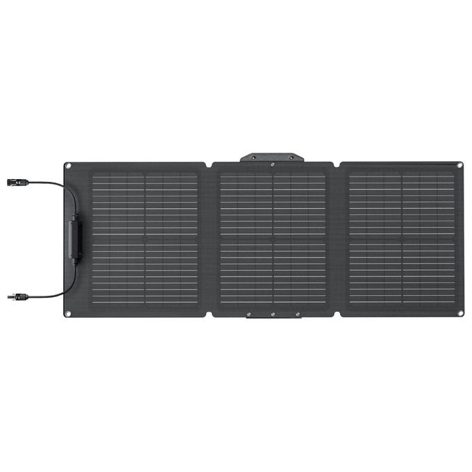EcoFlow EFSOLAR60-TYPE-C Pannello Solare Portatile Pieghevole 60W TOPCon Monocristallino USB Type-C IP68 colore Nero