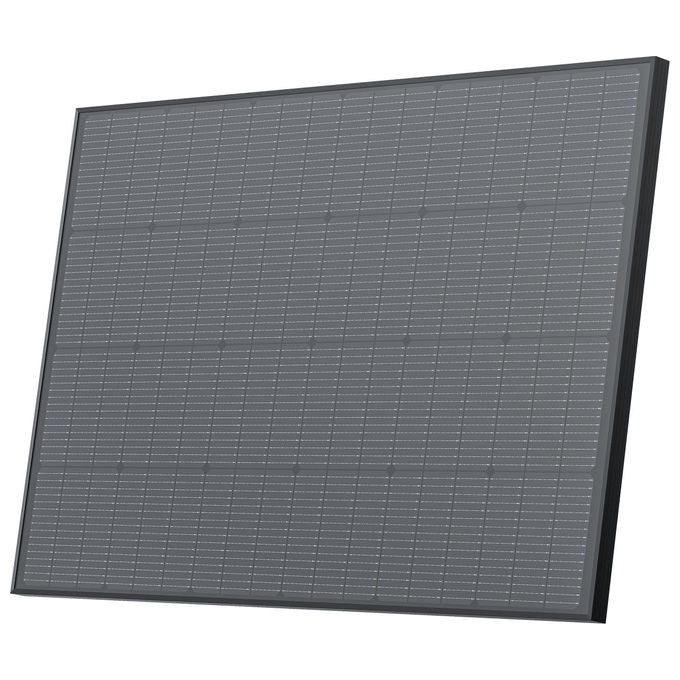 EcoFlow EFSOLAR175W-1-AKIT-1 Pannello Solare Rigido Monocristallino TOPCon 175W IP68 Efficienza 25% colore Nero