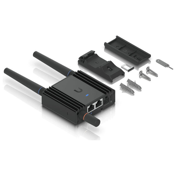 Ubiquiti UMR-ULTRA Router di Rete Cellulare 4G LTE Cat4 Wi-Fi 4 2 Porte Fast Ethernet NanoSIM USB-C colore Nero