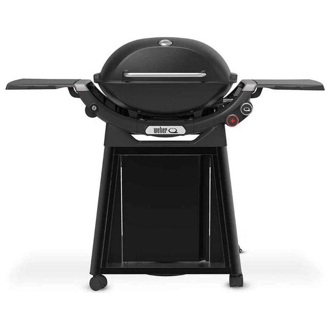 Weber WEBER1501110 Q2200N Barbecue a Gas con Carrello Premium 4,11 kW 2065 cm² Griglie in Ghisa Smaltata Ripiani Laterali Ripiegabili