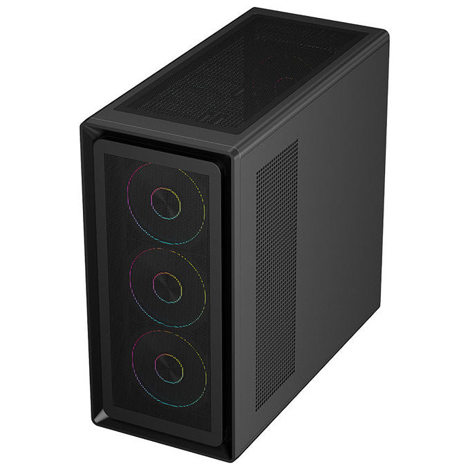 Itek ITGCAMC36B MESHCORE 36B Case PC Tower ATX 4 Ventole ARGB Vetro Temperato USB 3.0 Type-C colore Nero