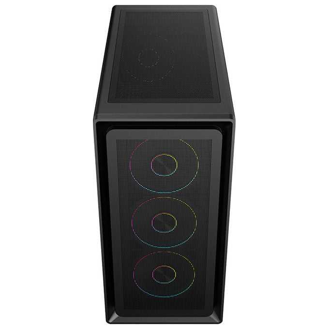 Itek ITGCAMC36B MESHCORE 36B Case PC Tower ATX 4 Ventole ARGB Vetro Temperato USB 3.0 Type-C colore Nero