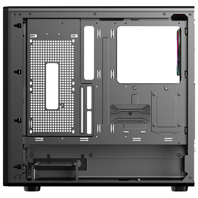 Itek ITGCAMC36B MESHCORE 36B Case PC Tower ATX 4 Ventole ARGB Vetro Temperato USB 3.0 Type-C colore Nero